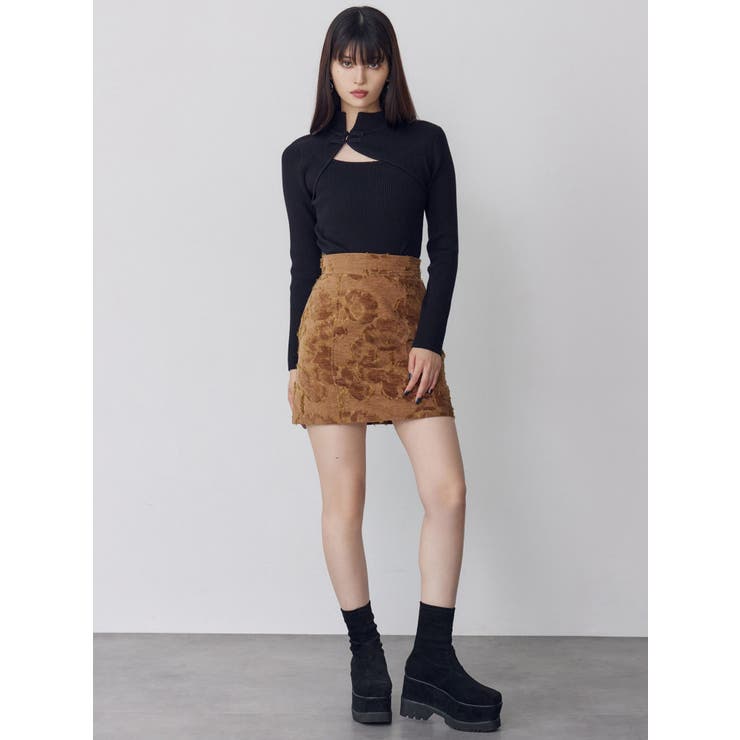 ゴブランジャガードミニスカート | MURUA | 詳細画像17 
