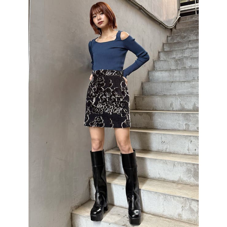 ゴブランジャガードミニスカート | MURUA | 詳細画像21 