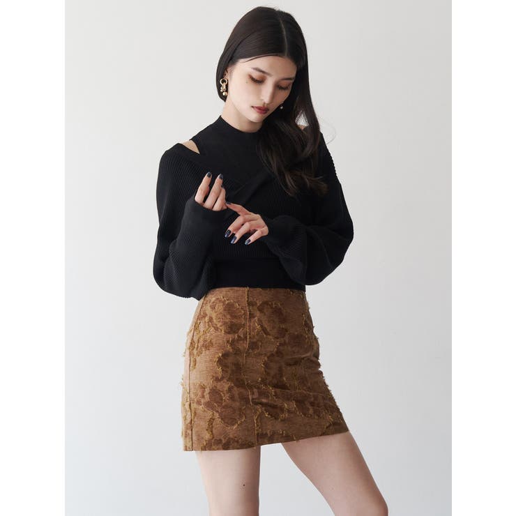 ゴブランジャガードミニスカート | MURUA | 詳細画像3 