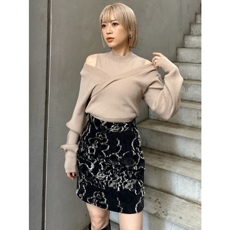 ゴブランジャガードミニスカート | MURUA | 詳細画像31 