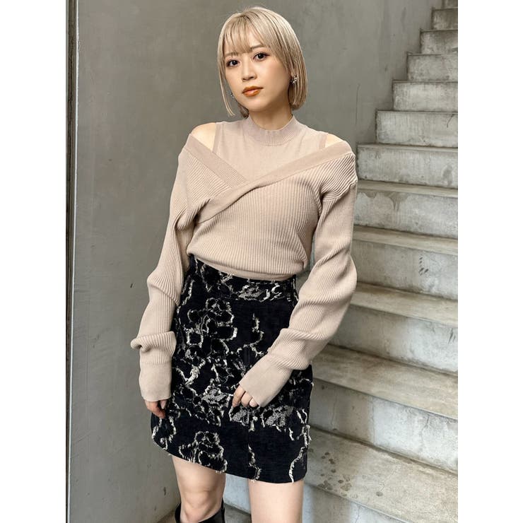 ゴブランジャガードミニスカート | MURUA | 詳細画像32 