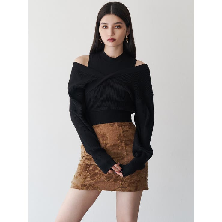 ゴブランジャガードミニスカート | MURUA | 詳細画像4 