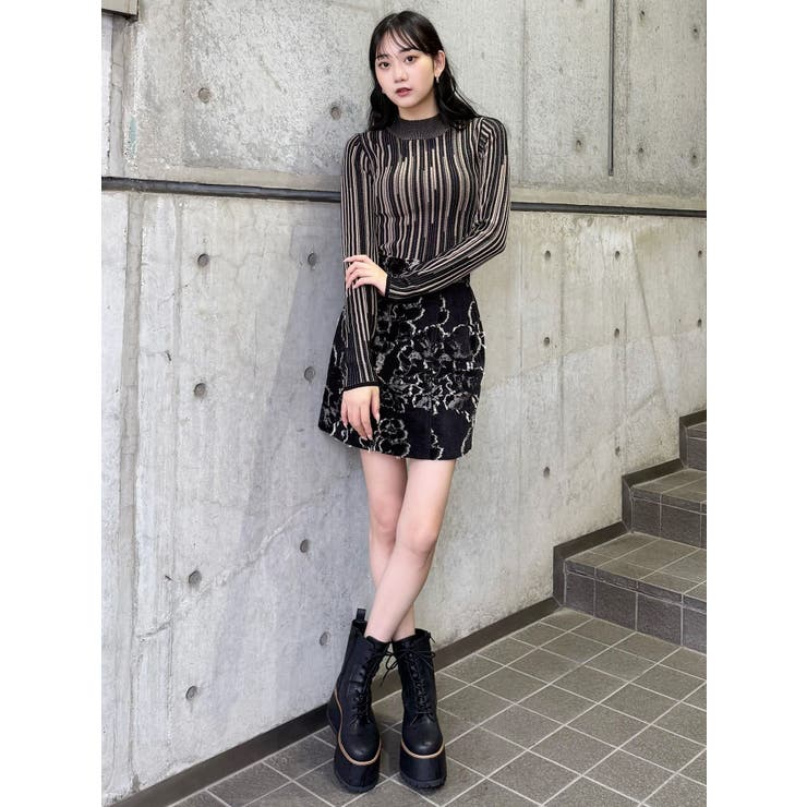 ゴブランジャガードミニスカート | MURUA | 詳細画像40 