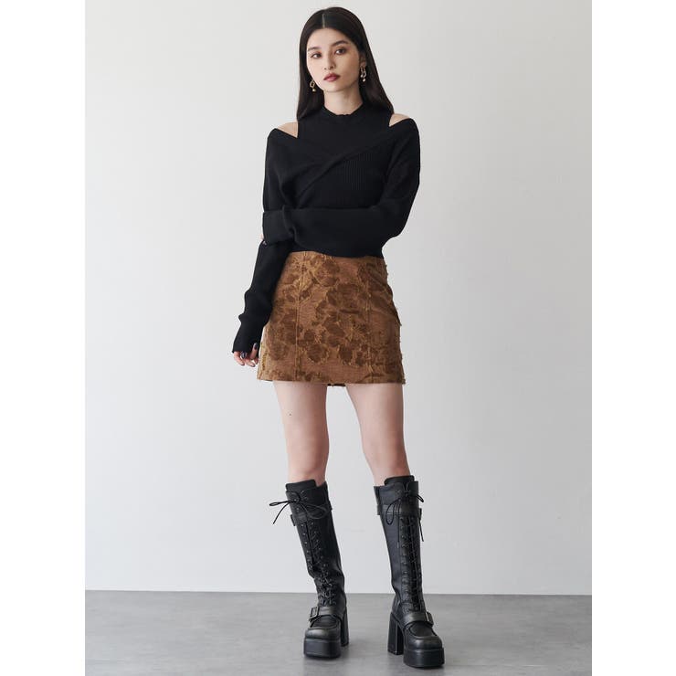 ゴブランジャガードミニスカート | MURUA | 詳細画像6 