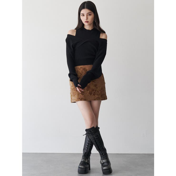 ゴブランジャガードミニスカート | MURUA | 詳細画像7 