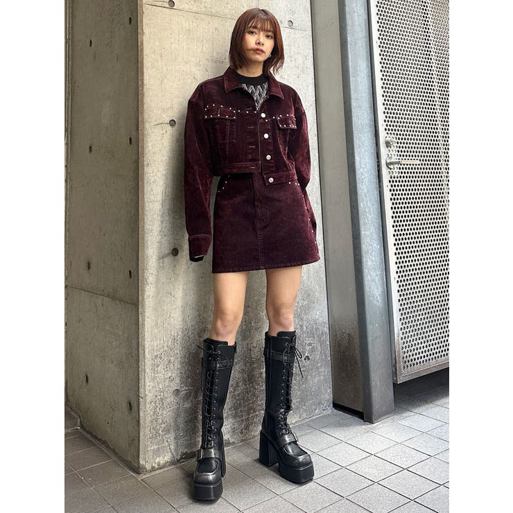 レースアップベルトロングブーツ | MURUA | 詳細画像37 