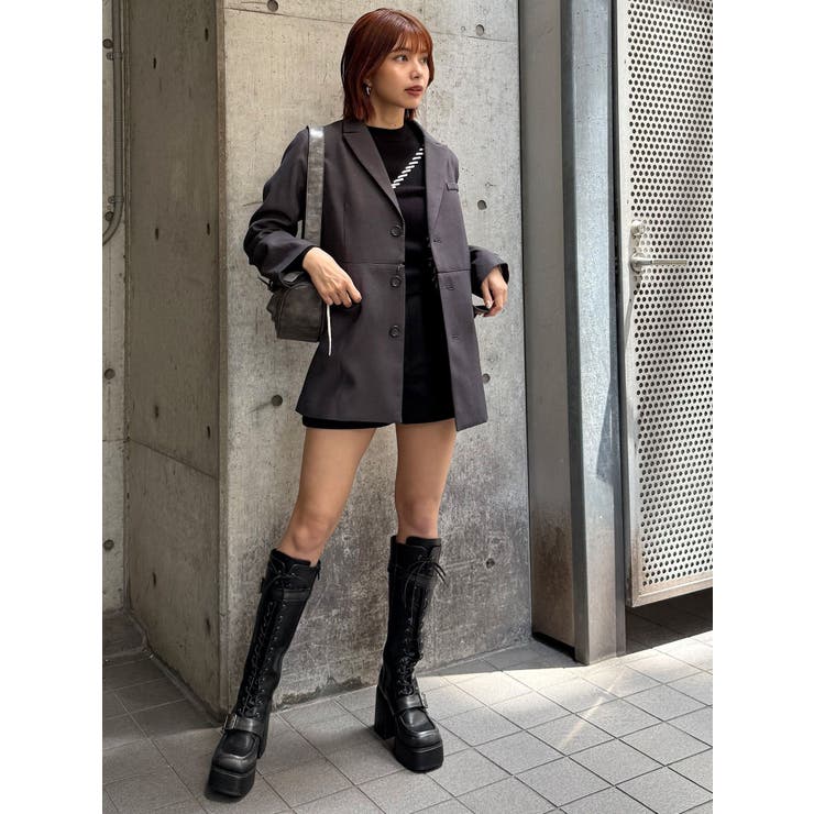 レースアップベルトロングブーツ | MURUA | 詳細画像38 