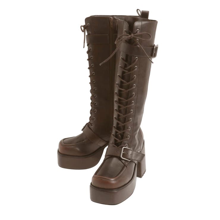 レースアップベルトロングブーツ | MURUA | 詳細画像49 