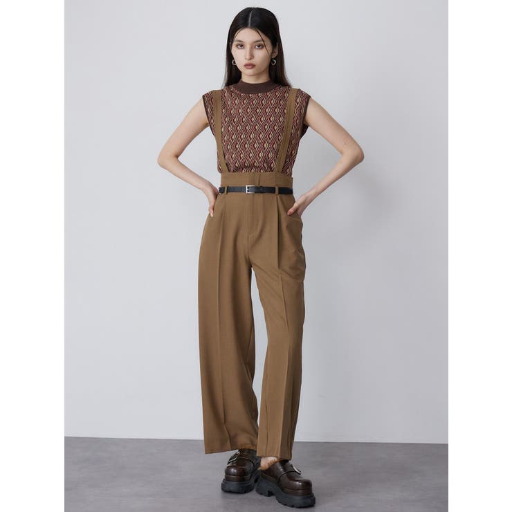 ジオメトリックフレンチスリーブニットタンク | MURUA | 詳細画像23 