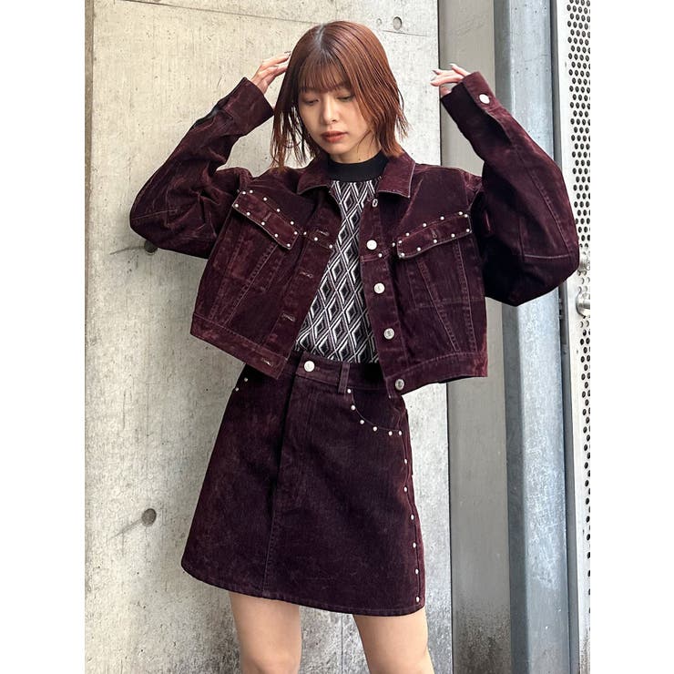 ジオメトリックフレンチスリーブニットタンク | MURUA | 詳細画像31 