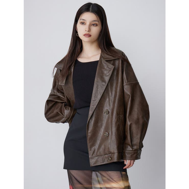 ショルダーカットレイヤードライクリブニット | MURUA | 詳細画像12 