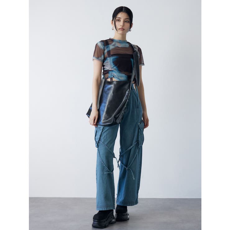 【追加生産分】グラデーションシアートップス | MURUA | 詳細画像16 