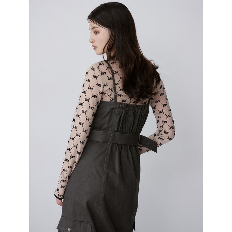 フロッキーモノグラムシアートップス | MURUA | 詳細画像20 