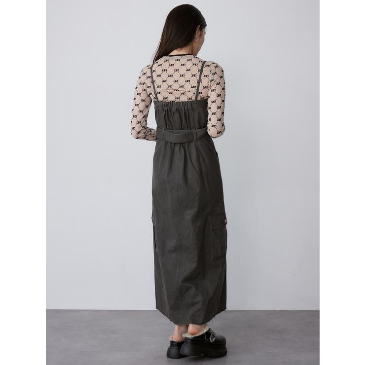 フロッキーモノグラムシアートップス | MURUA | 詳細画像24 