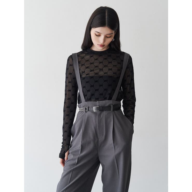 フロッキーモノグラムシアートップス | MURUA | 詳細画像29 