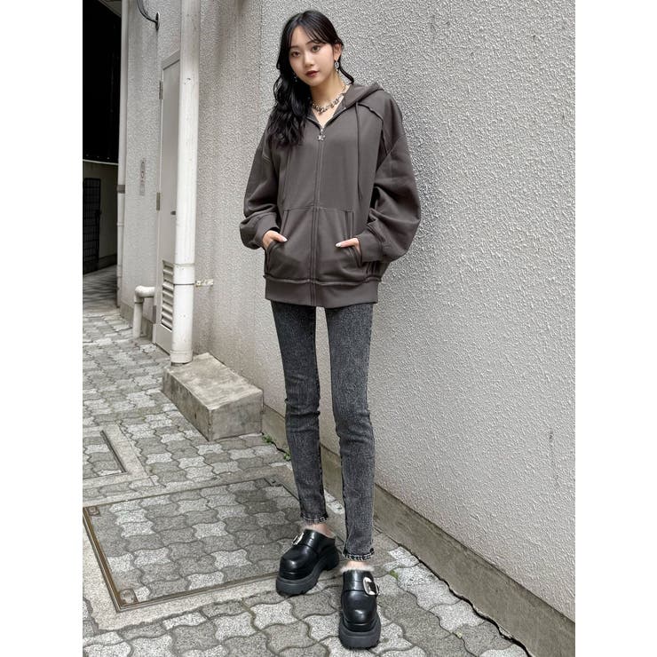Sarah×MURUAユニセックススウェットフーディー[品番:MKSW0066844 Sarah×MURUAユニセックススウェットフーディー[品番:MKSW0066844