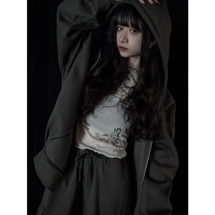 Sarah×MURUAユニセックススウェットフーディー[品番：MKSW0066844