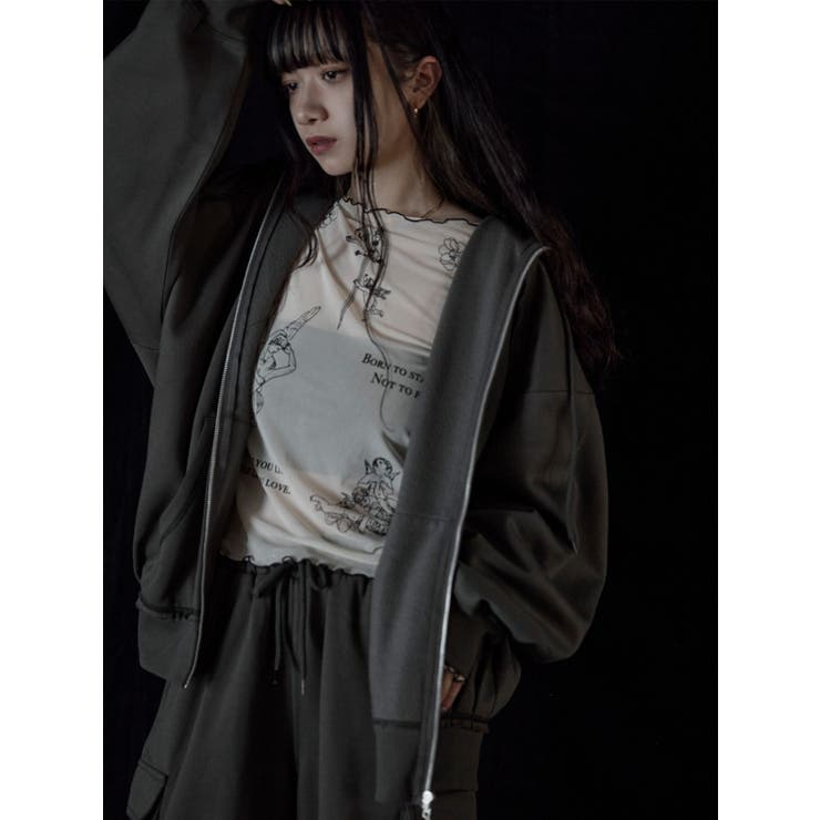 Sarah×MURUAユニセックススウェットフーディー[品番：MKSW0066844