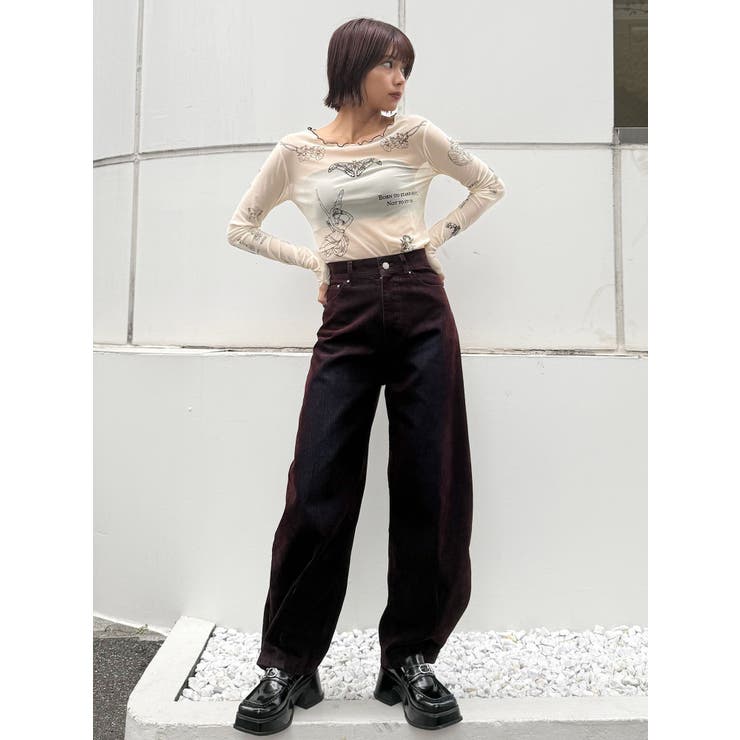 Sarah×MURUAタトゥーライクシアートップス | MURUA | 詳細画像23 