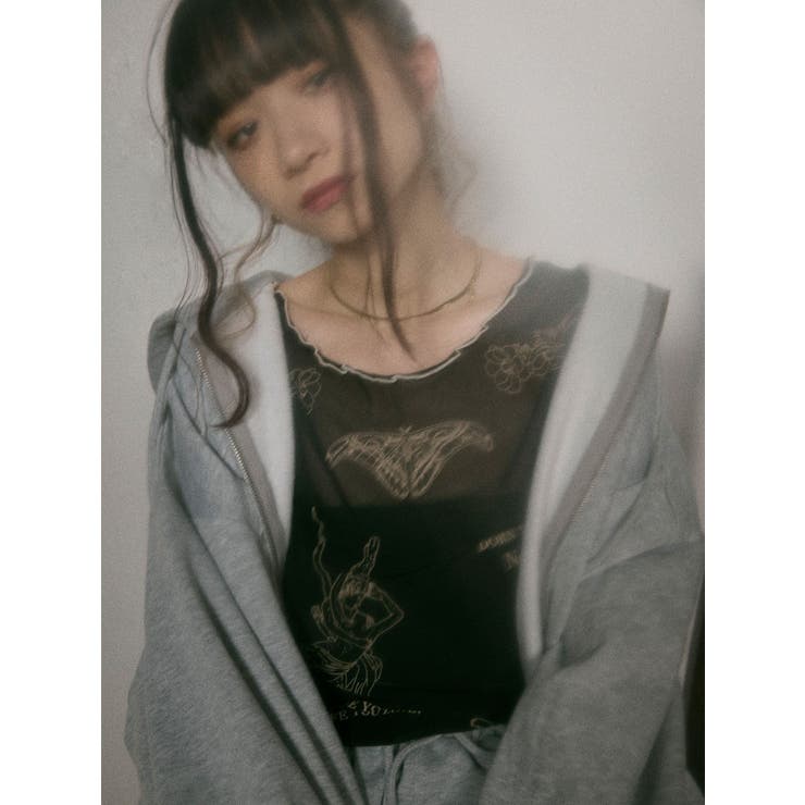 Sarah×MURUAタトゥーライクシアートップス | MURUA | 詳細画像7 