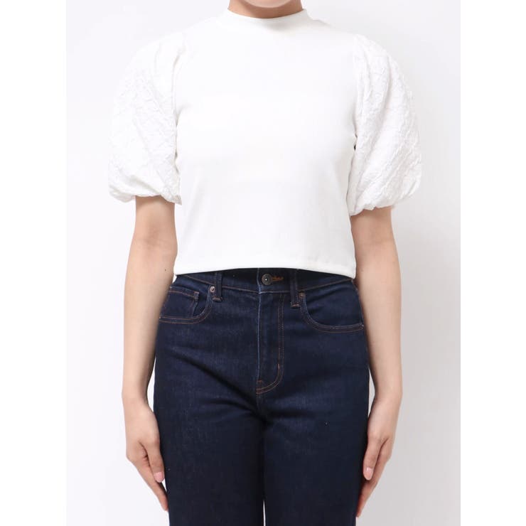 テレコドッキングジャガードトップス | MURUA | 詳細画像15 