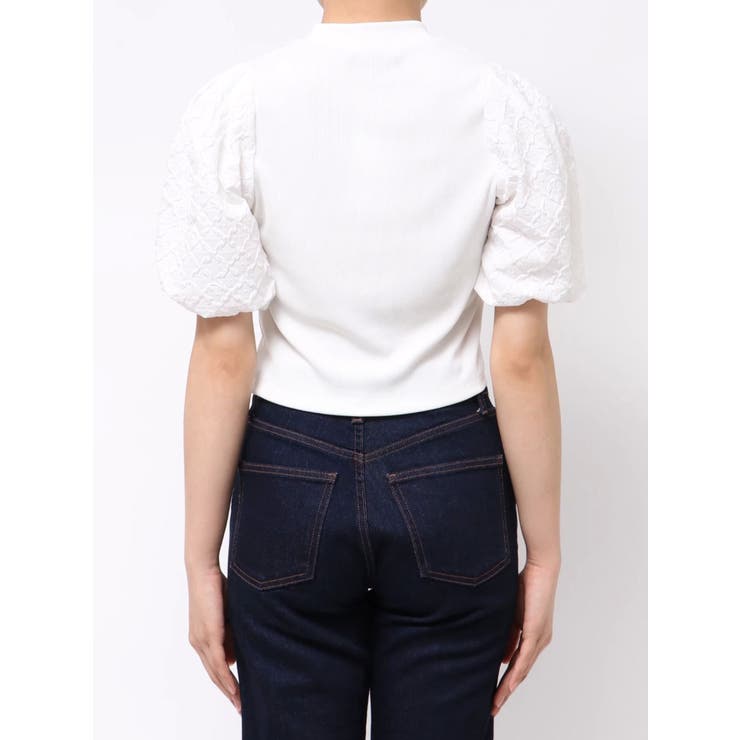 テレコドッキングジャガードトップス | MURUA | 詳細画像17 