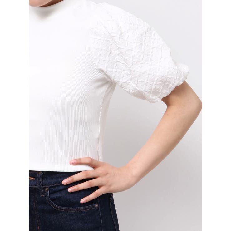 テレコドッキングジャガードトップス | MURUA | 詳細画像19 