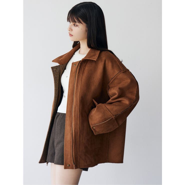 リバーシブルミドルコート | MURUA | 詳細画像12 