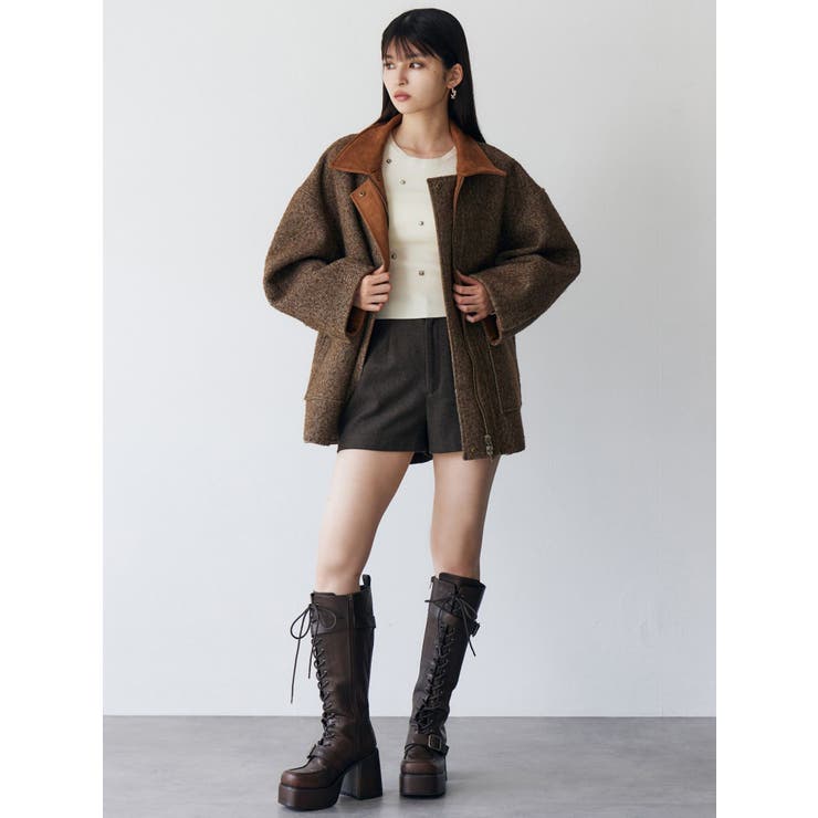 リバーシブルミドルコート | MURUA | 詳細画像8 