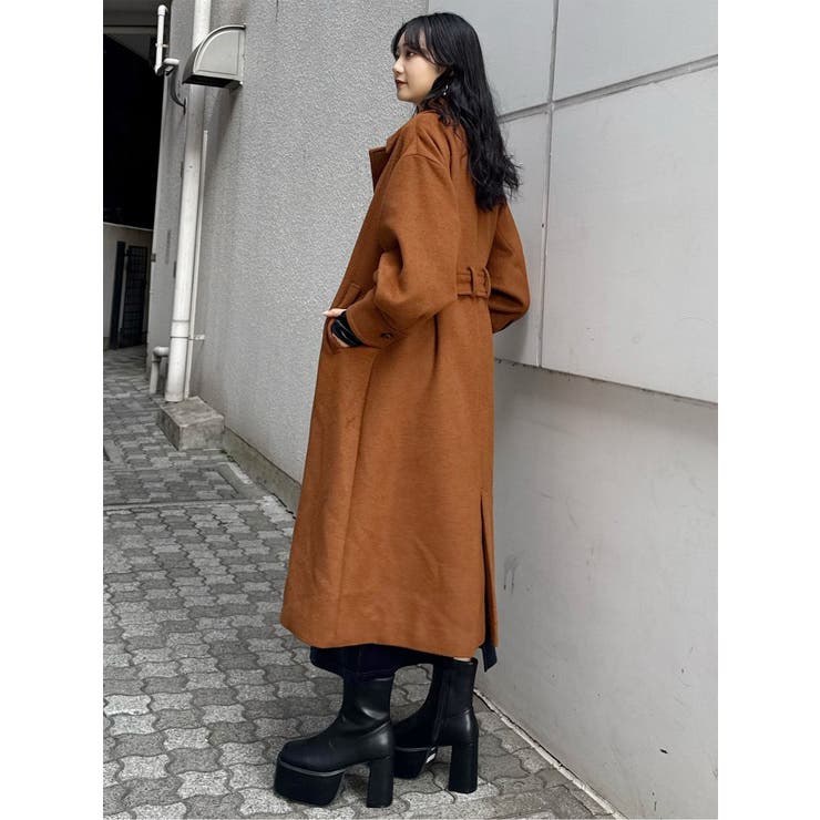 スタンドネックダブルカラーコート | MURUA | 詳細画像43 
