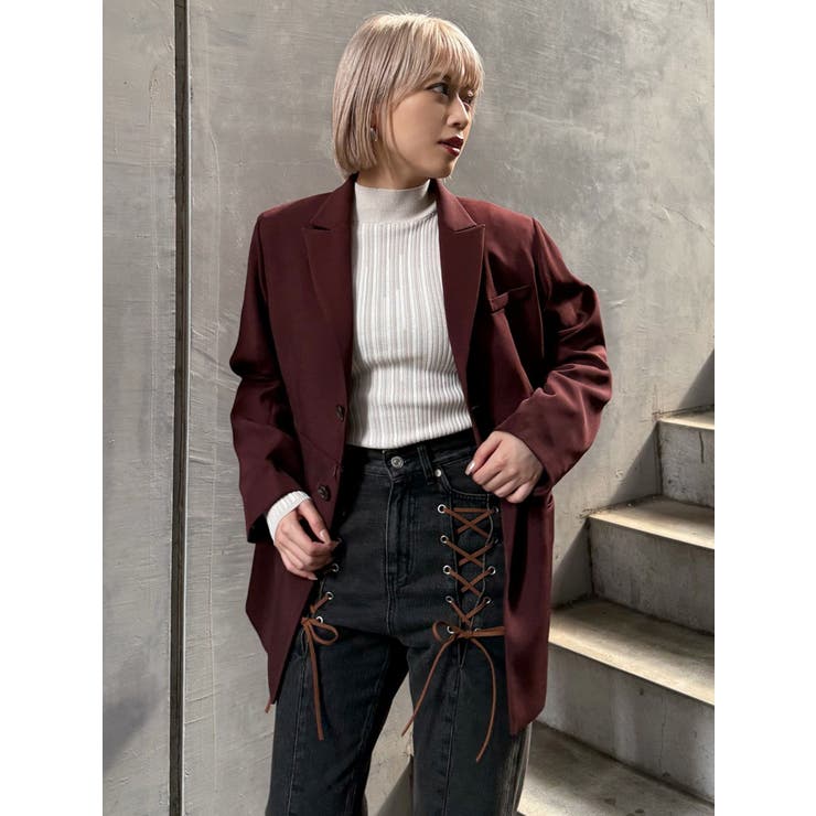 2wayレングステーラードジャケット【セットアップ着用可】 | MURUA | 詳細画像49 