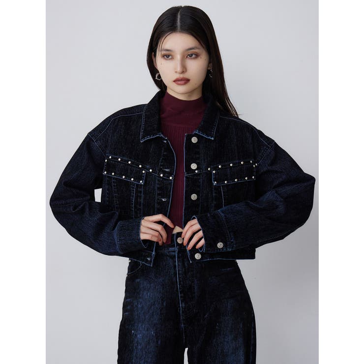 フロッキーデニムジャケット【セット販売対象】 | MURUA | 詳細画像12 