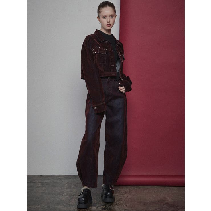 フロッキーデニムジャケット【セット販売対象】[品番