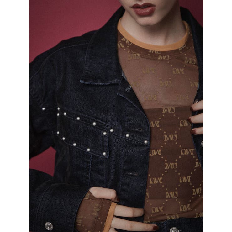 フロッキーデニムジャケット【セット販売対象】 | MURUA | 詳細画像30 