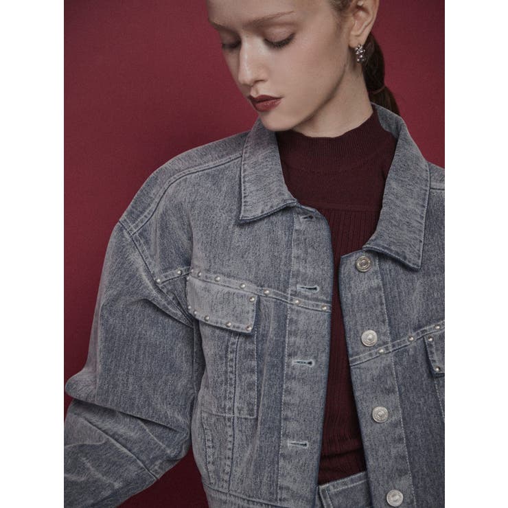 フロッキーデニムジャケット【セット販売対象】 | MURUA | 詳細画像32 