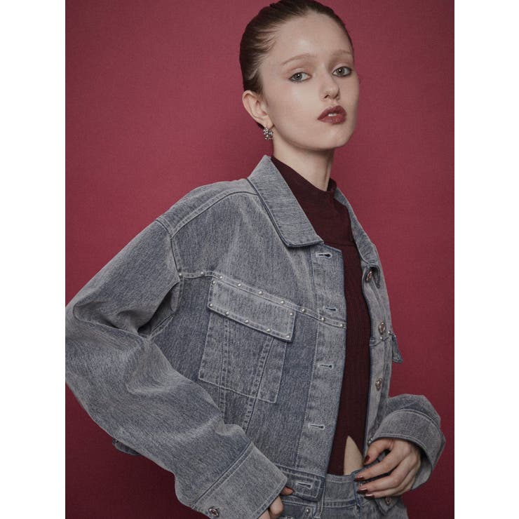 フロッキーデニムジャケット【セット販売対象】 | MURUA | 詳細画像33 