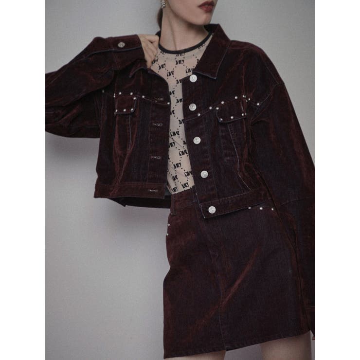 フロッキーデニムジャケット【セット販売対象】 | MURUA | 詳細画像38 