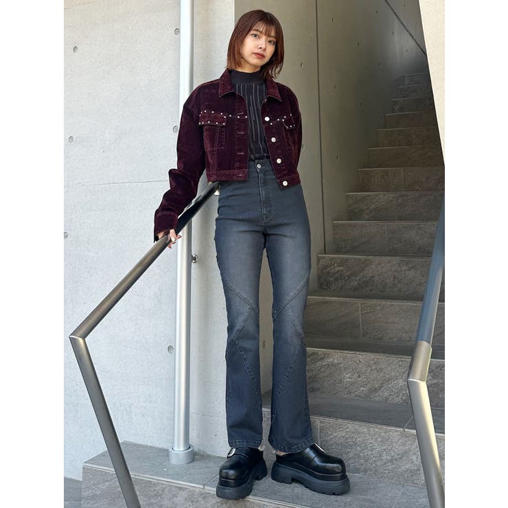 フロッキーデニムジャケット【セット販売対象】 | MURUA | 詳細画像44 