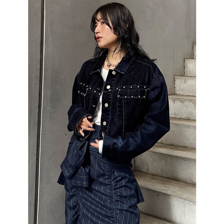 フロッキーデニムジャケット【セット販売対象】 | MURUA | 詳細画像45 
