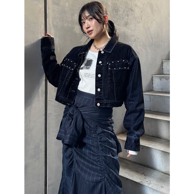 フロッキーデニムジャケット【セット販売対象】 | MURUA | 詳細画像47 
