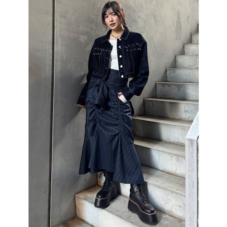 フロッキーデニムジャケット【セット販売対象】 | MURUA | 詳細画像48 