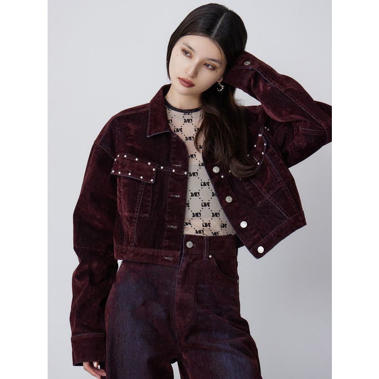 フロッキーデニムジャケット【セット販売対象】 | MURUA | 詳細画像5 