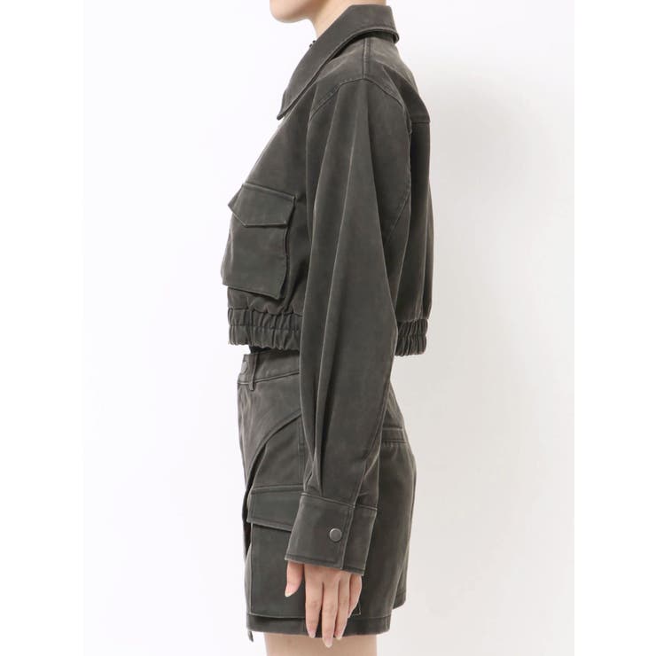 フェイクレザーショートフライトジャケット【セットアップ着用可】 | MURUA | 詳細画像29 