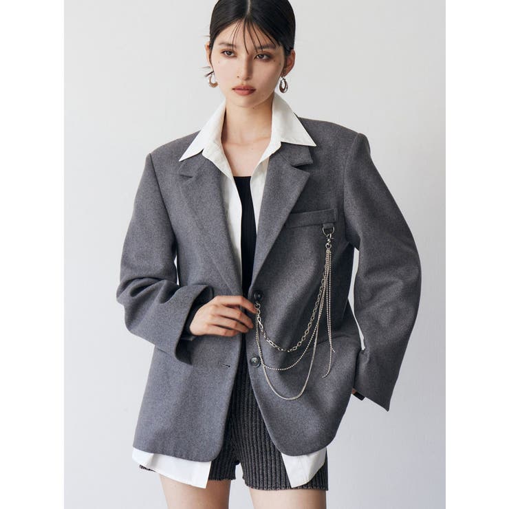 カラーアタッチメントジャケット[品番：MKSW0066449]｜MURUA（ムルーア