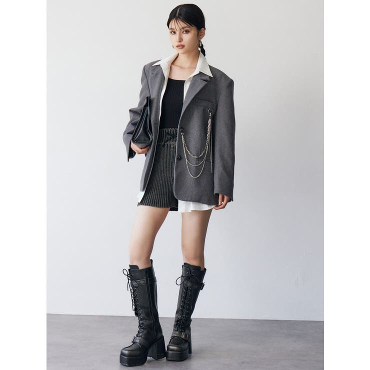 カラーアタッチメントジャケット | MURUA | 詳細画像16 