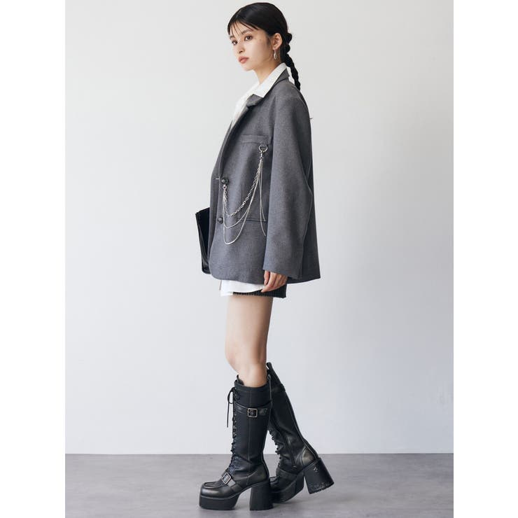 カラーアタッチメントジャケット | MURUA | 詳細画像18 