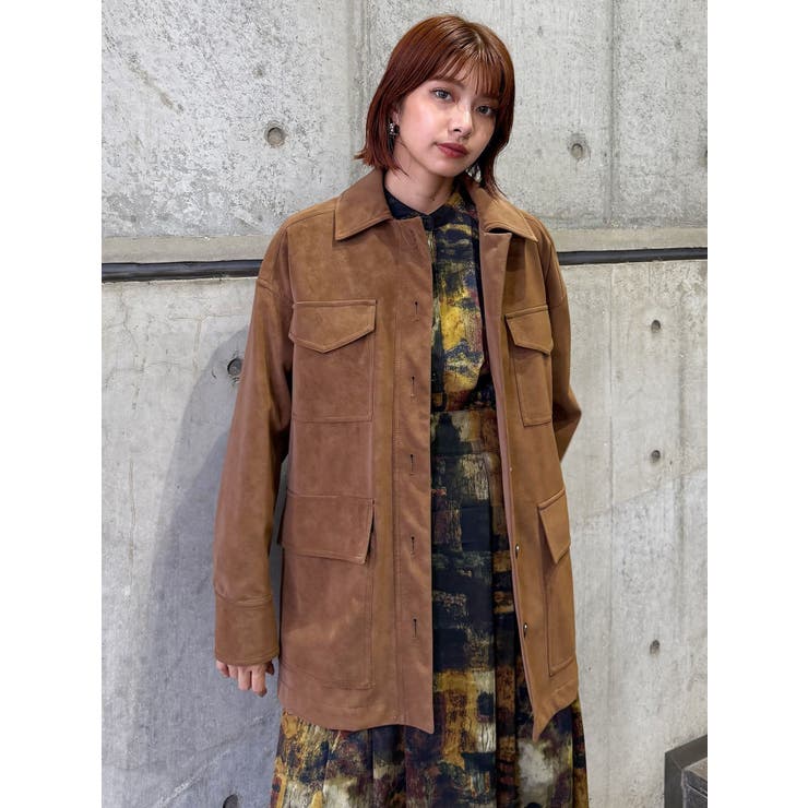 フェイクスウェードワークジャケット | MURUA | 詳細画像14 