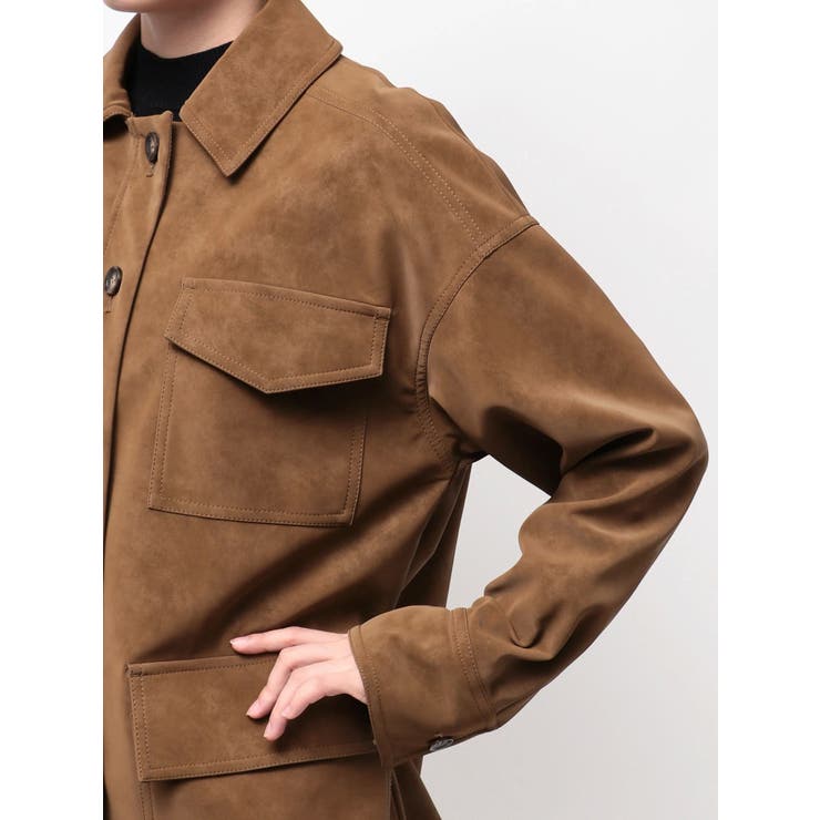 フェイクスウェードワークジャケット | MURUA | 詳細画像23 