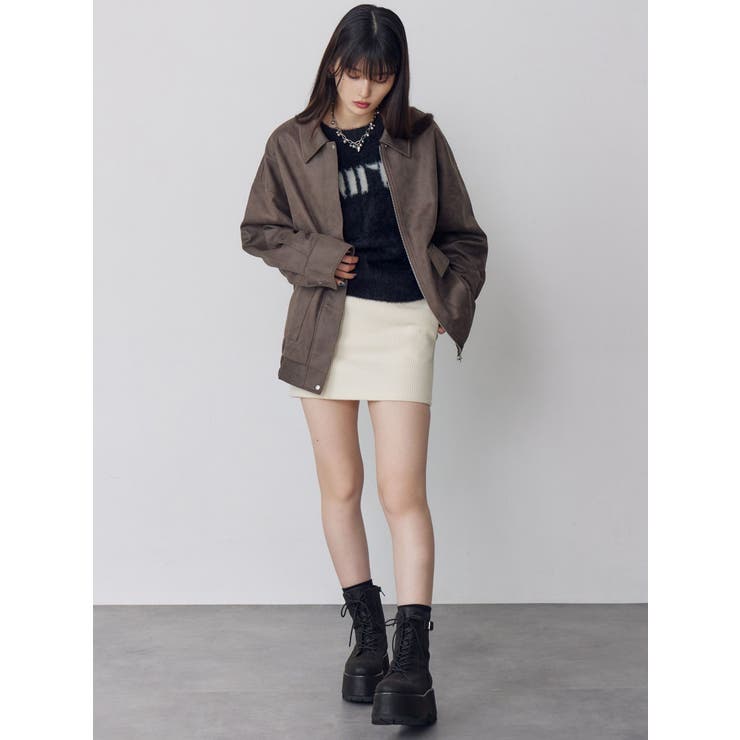 ヴィンテージフェイクレザーブルゾン | MURUA | 詳細画像13 