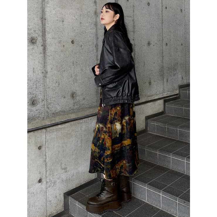 ヴィンテージフェイクレザーブルゾン | MURUA | 詳細画像22 